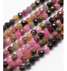 4,5mm - Chapelet pierre - tourmaline