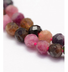 4,5mm - Chapelet pierre - tourmaline