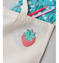 Ecusson fraise