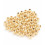 3mm - sachet +/- 250 perles acier inox.
