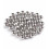 2mm - sachet +/- 250 perles acier inox.