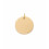 Pendentif pastille inoxydable poinçonnée