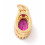 Pendentif petite piece lisse 4mm