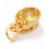 Pendentif petite piece lisse 4mm