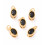 Pendentif petite piece lisse 4mm