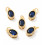 Pendentif petite piece lisse 4mm