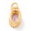 Pendentif petite piece lisse 4mm