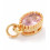 Pendentif petite piece lisse 4mm