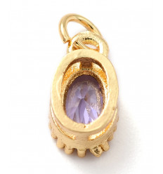 Pendentif petite piece lisse 4mm