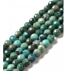 2,5mm - Chapelet pierre - chrysocolle