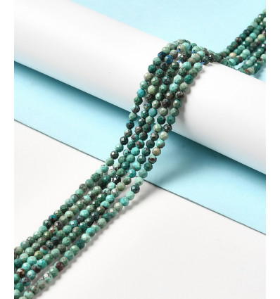 2,5mm - Chapelet pierre - chrysocolle