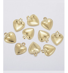 Pendentif coeur en acier inoxydable
