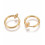 créoles pour oreilles non percées (2pcs)