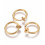 créoles pour oreilles non percées (2pcs)