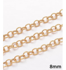 Anneaux brisé 4x0,7mm d'épaisseur plaqué or 10 microns