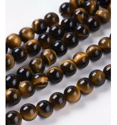 3mm - Chapelet pierre - oeil de tigre