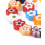 Chapelet perles fleurs en verre "Millefiori"