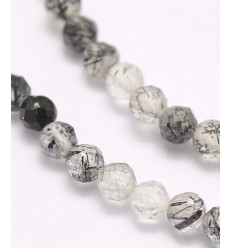 8mm - Chapelet pierre - quartz rose