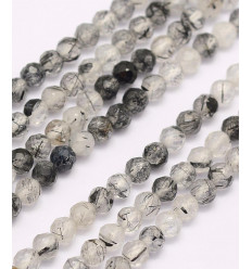 8mm - Chapelet pierre - quartz rose