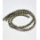 Agate indienne - chapelet pierres rondelles naturelle 2x4mm