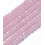 8mm - Chapelet pierre - quartz rose