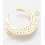 Connecteur lune +zircon blanc