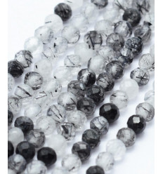 8mm - Chapelet pierre - quartz rose