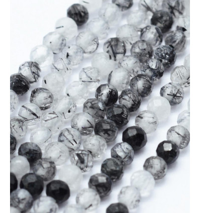 8mm - Chapelet pierre - quartz rose