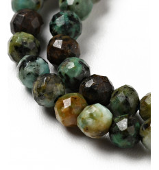3mm - Chapelet pierre - turquoise