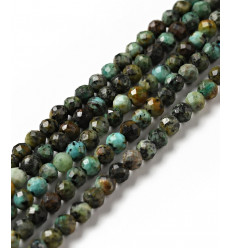 3mm - Chapelet pierre - turquoise