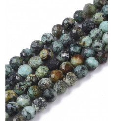 3mm - Chapelet pierre - turquoise