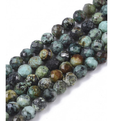 3mm - Chapelet pierre - turquoise