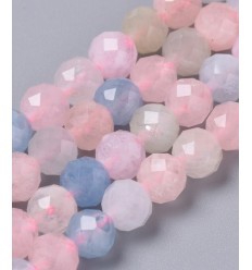 2mm - Chapelet pierre - morganite