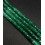 Chapelet Heishi en pierre facettée - Onyx vert