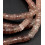 Chapelet Heishi en pierre facettée - fluorite