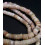 Chapelet Heishi en pierre facettée - fluorite