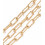 5m - Bobine chaine trombone sparkle inoxydable