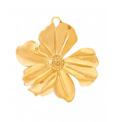 Pendentif pastille inoxydable poinçonnée