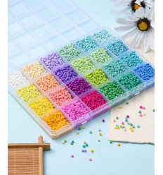 Kit de perles en acrylique (+/- 400 pcs)