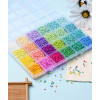 Kit de perles en acrylique (+/- 400 pcs)