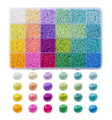 Kit perles de rocaille 3mm