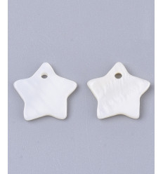 Pendentif nacre étoile