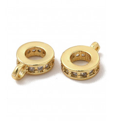 8x6mm - intercalaire avec attache avec zircons