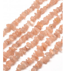 Chapelet pierre chips - aventurine verte