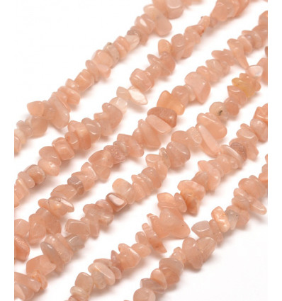 Chapelet pierre chips - aventurine verte