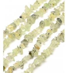 Chapelet pierre chips - aventurine verte