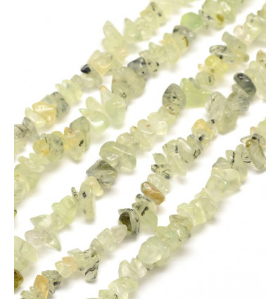 Chapelet pierre chips - aventurine verte
