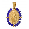 Pendentif pastille inoxydable poinçonnée