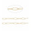 Chaine fine inoxydable (10cm)