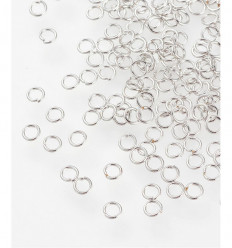 2,5mm - Anneaux acier 304 doré à l'or fin 18k (20pcs)